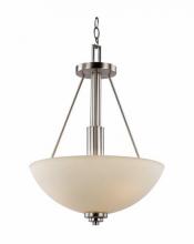 Trans Globe 70528 BN - 3LT PENDANT-DOUBLE DISK-15"-BN